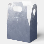 Klassieke formele Navy Blue Smoke Bedankdoosjes (Geopend)