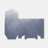 Klassieke formele Navy Blue Smoke Bedankdoosjes (Uitgevouwen)