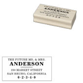 Klassieke, formele toekomst van de heer & mevrouw rubberstempel (Gestempeld)