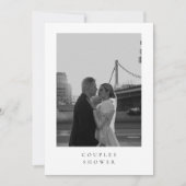 Klassieke formele uitnodiging voor koppel bruiloft (Voorkant)