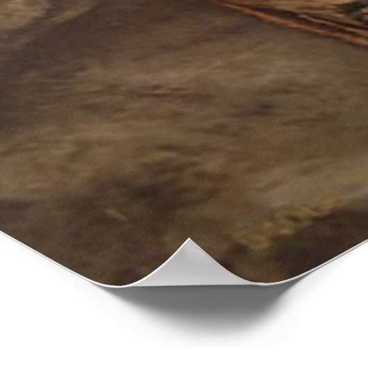 Klassieke foto, Chippewa-indiaanse vrouw en kind Poster (Hoek)