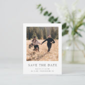 Klassieke foto De datum opslaan Aankondigingskaart (Staand voorkant)