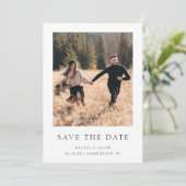 Klassieke foto De datum opslaan Save The Date (Staand voorkant)