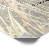 Klassieke foto Elegante bruiloft Poster (Hoek)