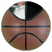 Klassieke foto en monogram basketbal (Rechts)