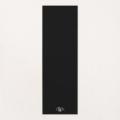 Klassieke foto en monogram yogamat (Voorkant)