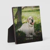 Klassieke foto op maat gemaakte herinnering fotoplaat (Voorkant)