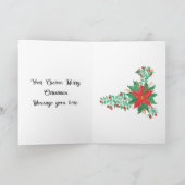 Klassieke foto van Kerstmis en Nieuwjaar Feestdagen Kaart (Binnen)