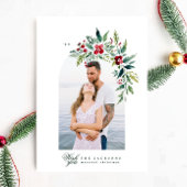 Klassieke Fotoboog lijst Moderne krans Kerstmis Feestdagenkaart