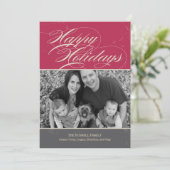  klassieke fotokaarten voor feestdagen feestdagenkaart (Staand voorkant)