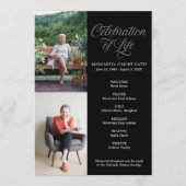 Klassieke foto's flat-programma programmakaart (Voorkant)