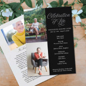 Klassieke foto's flat-programma programmakaart