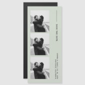 Klassieke Fotostrip Magnetische bruiloft Bewaar de (Voorkant / Achterkant)