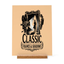 Klassieke Frames & Schaduwen Vintage Noir Bioscoop