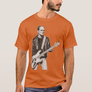 Klassieke Frankenstein Bassspeler Basgitaar Rock T-shirt