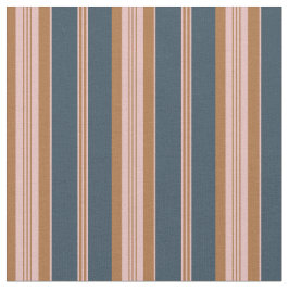 Klassieke Franse Marine Bruin Roze Ticking Streep Stof