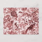 Klassieke Franse platteland Toile du Jouy Briefkaart (Voorkant)