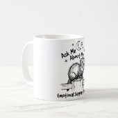 Klassieke Fretmok Grappig Apart Koffiemok (Voorkant links)