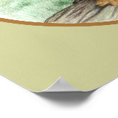 Klassieke Frill Pigeons Blondinettes Poster (Hoek)