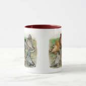 Klassieke Frill Pigeons Laced Blondinettes Mok (Midden)