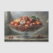 Klassieke Fruit Bowl Stilleven Decoupage Tissuepapier (Voorkant)