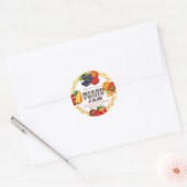 Klassieke fruitjam Label  (Envelop)