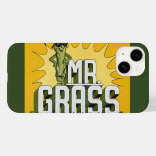 Klassieke Fruitkist Label Kunst Mr. Grass Asperge Case-Mate iPhone 14 Hoesje