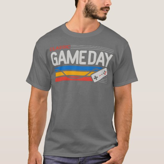 Klassieke Game Day grappig T-shirt (Voorkant)