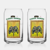 Klassieke Gamer Sick Box Couples Set Blikvorm Glas (Voorkant)