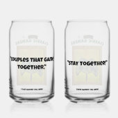 Klassieke Gamer Sick Box Couples Set Blikvorm Glas (Achterkant)