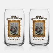 Klassieke Gamers Groovy Vision Couples Set Blikvorm Glas (Voorkant)