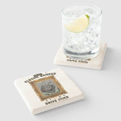 Klassieke Gamers Groovy Vision Stenen Onderzetter (Zijkant)