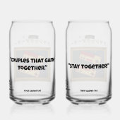 Klassieke Gamers Outta Sight 83 koppels Set Blikvorm Glas (Achterkant)