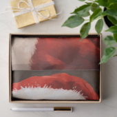 Klassieke gastvrije retro Santa Claus lachend Tissuepapier (Geschenk)