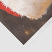 Klassieke gastvrije retro Santa Claus lachend Tissuepapier (Detail)