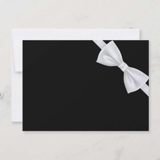 Klassieke Gatsby Deco bruiloft Dank u Kaart (Achterkant)