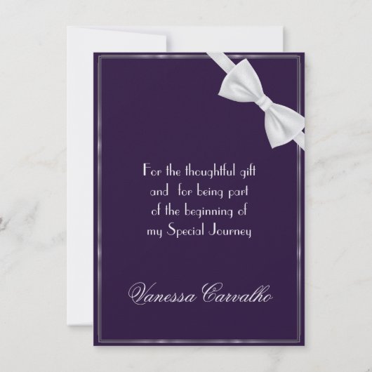 Klassieke Gatsby Deco Wedding Bedankt Manuela 2500 (Achterkant)