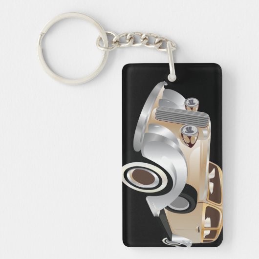 klassieke Gatsby-stijl Sleutelhanger (Voorkant)