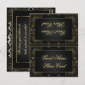  Klassieke Gatsby Style-kaart Briefkaart (Voorkant / Achterkant)