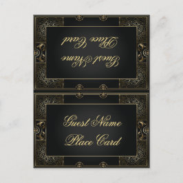 Klassieke Gatsby Style-kaart Briefkaart