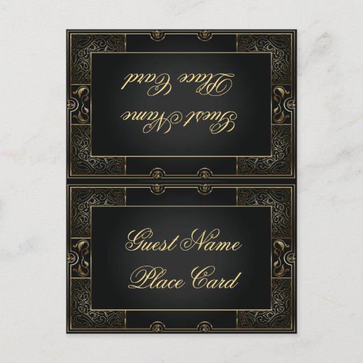  Klassieke Gatsby Style-kaart Briefkaart (Voorkant)