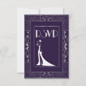 Klassieke Gatsby Style RSVP Manuela (Voorkant)
