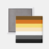 Klassieke Gay Bears Pride-vlag Magneet (Voorkant / Achterkant)