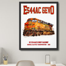 Klassieke GE ES44AC GEVO diesellocomotief 