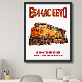 Klassieke GE ES44AC GEVO diesellocomotief  Poster