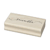 Klassieke Gebogen Swash Handtekening Rubberstempel (Stempel)