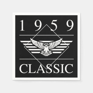 Klassieke geboorte 1959 servet