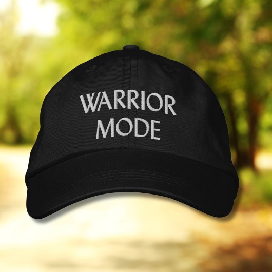 Klassieke Geborduurde Hoed in Warrior Mode Pet