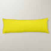 Klassieke geel met White Trim Body Pillow Lichaamskussen (Achterkant)