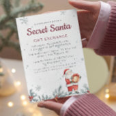 Klassieke Geheime Kerstfeest Kaart